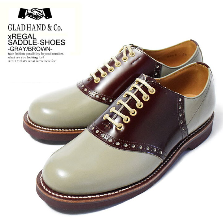 楽天市場】GLAD HAND×REGAL グラッドハンド×リーガル SADDLE-SHOES 