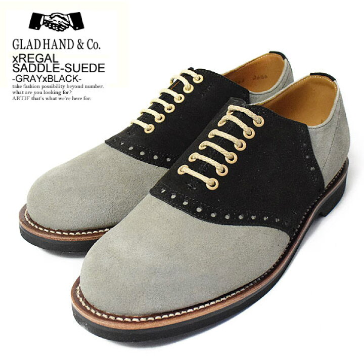 楽天市場】GLAD HAND×REGAL グラッドハンド×リーガル SADDLE-SUEDE 