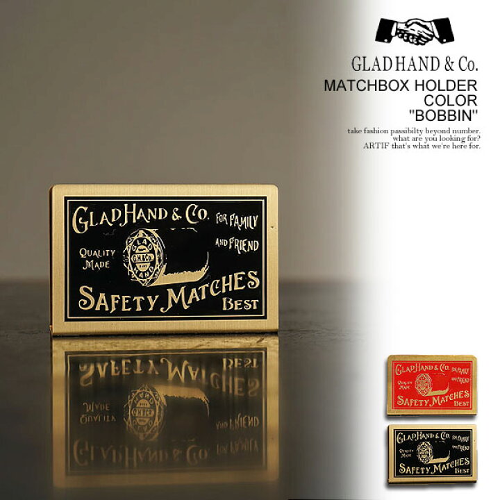 楽天市場】GLAD HAND グラッドハンド MATCHBOX HOLDER COLOR 