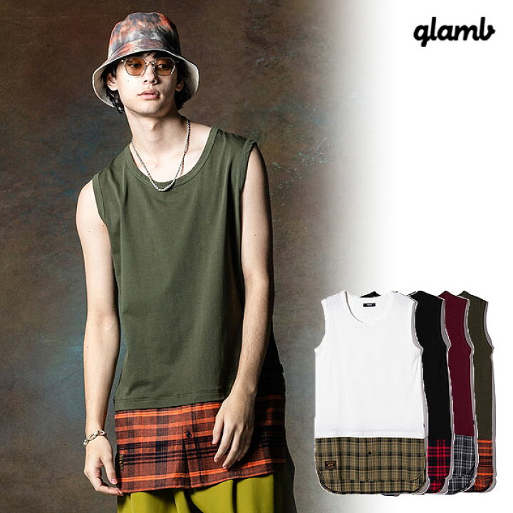 楽天市場】20％OFF SALE セール glamb グラム Grunge Layered Tank Top 