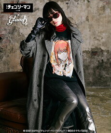 【期間限定 再予約受付】glamb×劇場版『チェンソーマン レゼ篇』3月下旬〜4月上旬入荷予定 glamb グラム Makima T-shirt 2 マキマTシャツ2 メンズ Tシャツ コラボ 送料無料