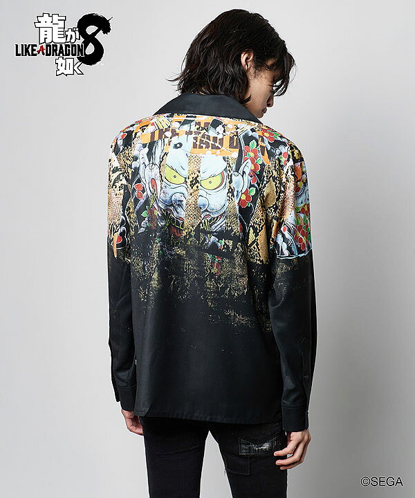 楽天市場】glamb×龍が如く8 glamb グラム Goro Majima Shirts ゴロウ 