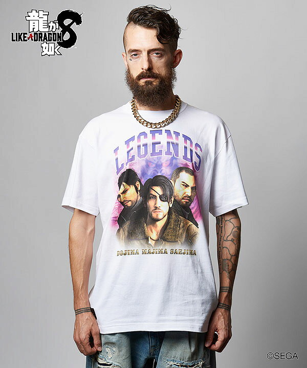 楽天市場】glamb×龍が如く8 glamb グラム 3 Legends T-shirts スリー 