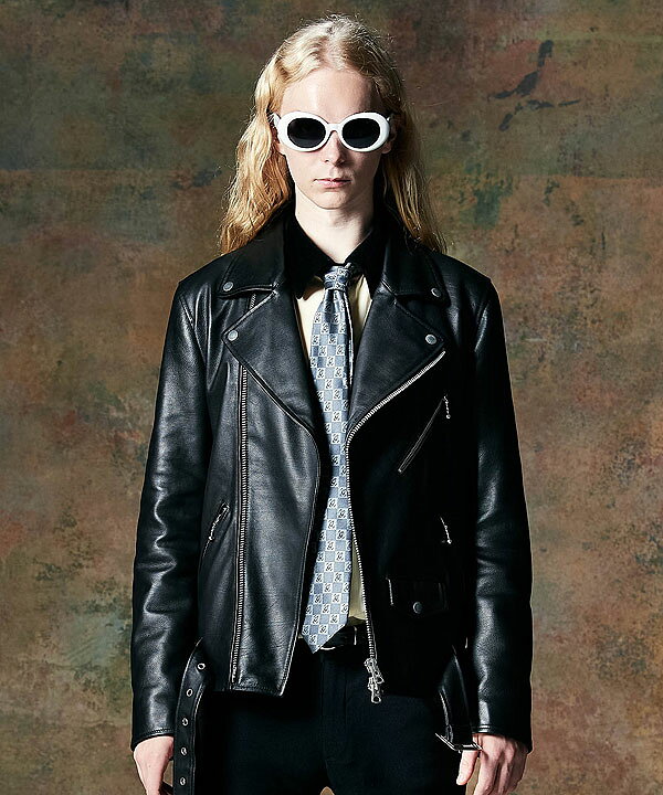 楽天市場】glamb グラム Calf Leather Riders Jacket カーフレザー 