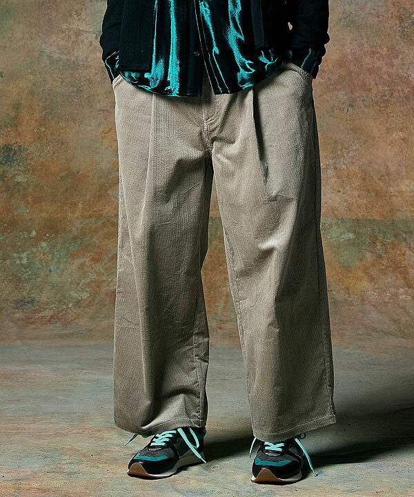 楽天市場】glamb グラム Tuck Corduroy Pants タックコーデュロイ 