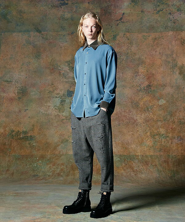 楽天市場】glamb グラム Velvet Collar Shirt ベルベットカラーシャツ 
