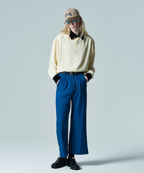 楽天市場】glamb グラム Velvet Collar Shirt ベルベットカラーシャツ 