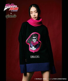 glamb×ジョジョの奇妙な冒険 glamb グラム Lisa Lisa Turtle Knit リサリサタートルニット メンズ ニット コラボ 送料無料