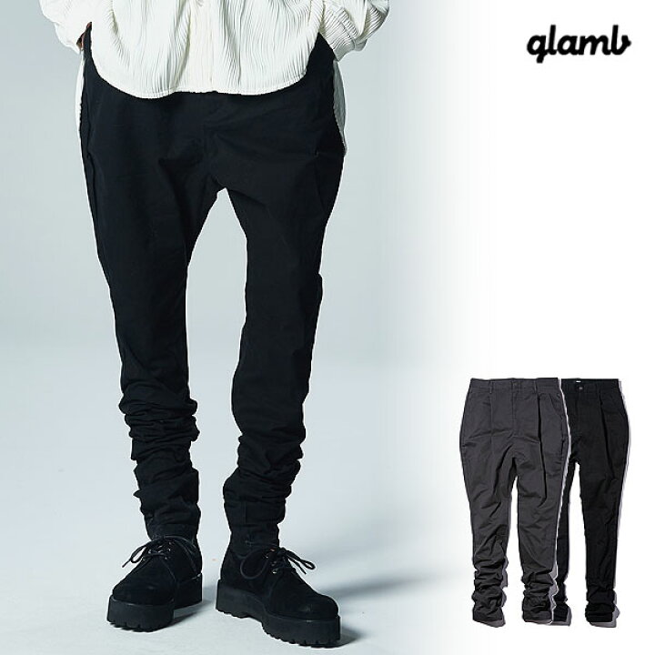 楽天市場】20％OFF SALE セール glamb グラム Long Hem Sarouel Pants 