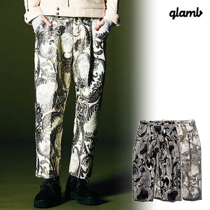 楽天市場】glamb グラム Gobelin Baggy Pants ゴブランバギーパンツ 