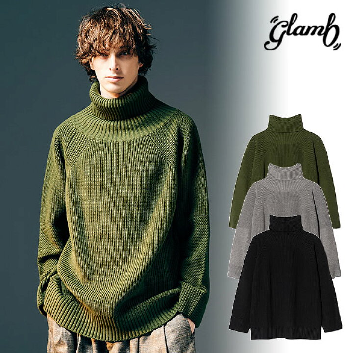 楽天市場】glamb グラム Sulman Turtle Neck Knit サルマン 
