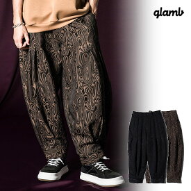 2024 春 先行予約 3月上旬〜中旬入荷予定 glamb グラム Jacquard Balloon Pants ジャガードバルーンパンツ パンツ 送料無料 キャンセル不可