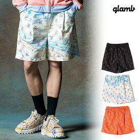 2024 夏 先行予約 5月下旬～6月上旬入荷予定 glamb グラム Initial Swim Shorts イニシャルスイムショーツ パンツ 送料無料 キャンセル不可