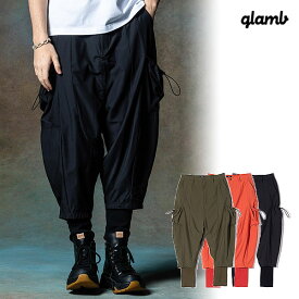 2024 夏 先行予約 6月下旬～7月上旬入荷予定 glamb グラム Rib Layered Cargo Pants リブレイヤードカーゴパンツ パンツ 送料無料 キャンセル不可