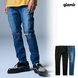 glamb グラム Tight Crused Denim タイトクラッシュデニム パンツ 送料無料