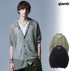 glamb グラム Low Gauge Knit SH ローゲージニットシャツ シャツ 送料無料