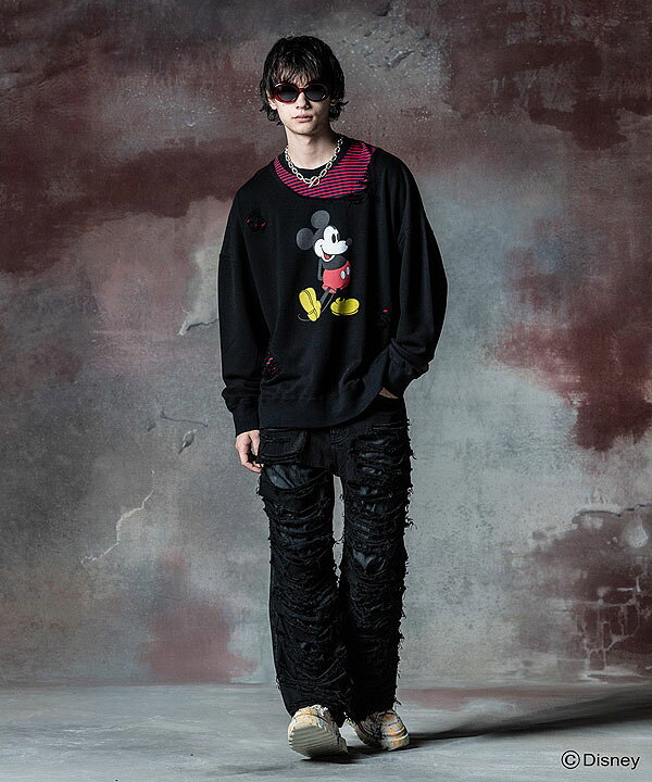 楽天市場】glamb グラム Mickey Mouse Sweat ミッキーマウススウェット 
