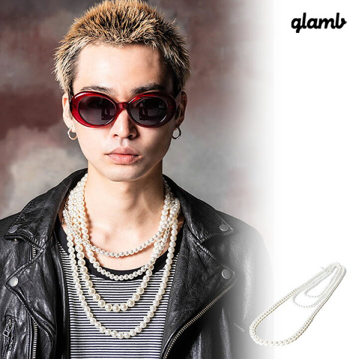楽天市場】glamb グラム Extra Long Pearl Necklace エクストラロング 