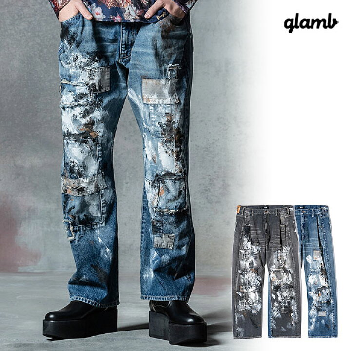 楽天市場】glamb グラム Unplugged Atelier Wide Denim アンプラグド  