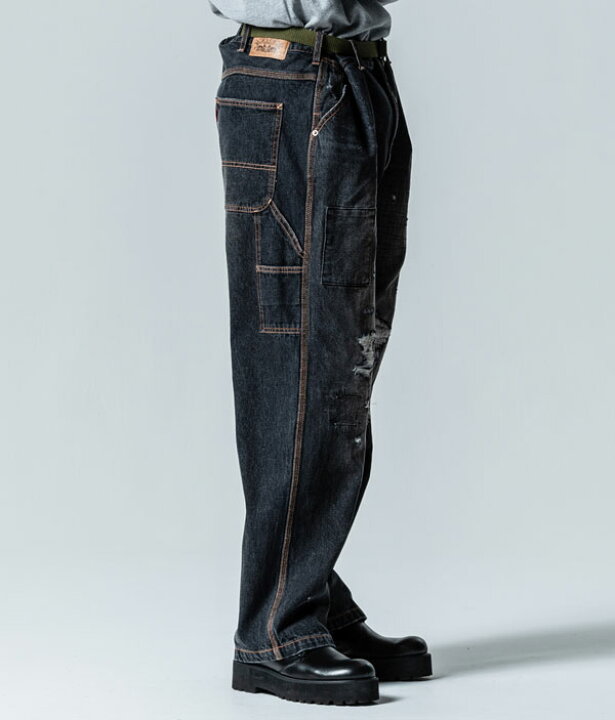 楽天市場】glamb グラム Remake Painter Pants リメイクペインター 