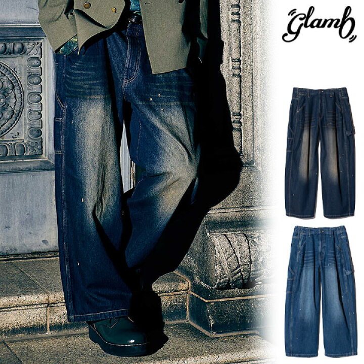 楽天市場】glamb グラム Red Dirt Work Denim レッドダートワーク 