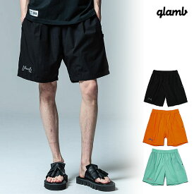 glamb グラム Spin Logo Swim Shorts スピンロゴスウィムショーツ ショートパンツ 送料無料