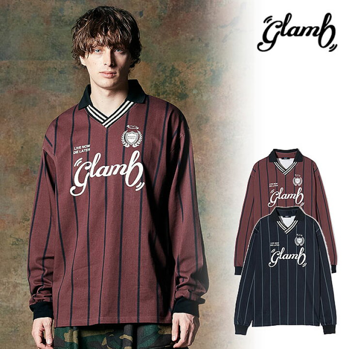 楽天市場】glamb グラム Stripe Football Cutsew ストライプ 