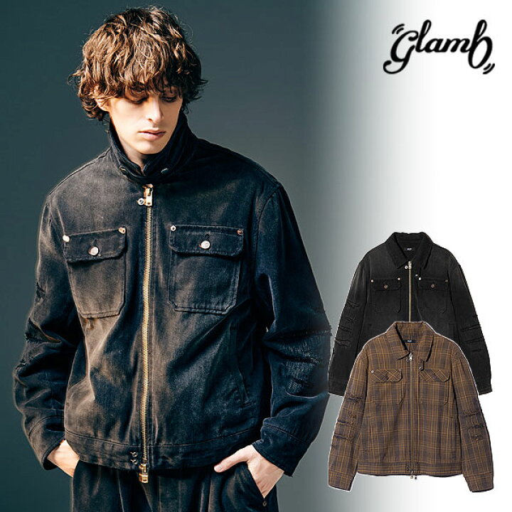 楽天市場】glamb グラム Damage Craft Blouson ダメージクラフト 