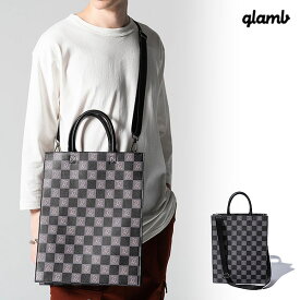 2024 春 先行予約 2月下旬〜3月上旬入荷予定 glamb グラム Monogram Tote Bag モノグラムトートバッグ トートバッグ 送料無料 キャンセル不可