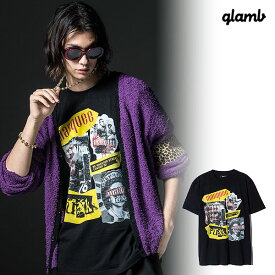 2024 春 先行予約 1月下旬〜2月上旬入荷予定 glamb グラム marquee club? Collage T-shirts マーキークラブコラージュTシャツ Tシャツ 送料無料 キャンセル不可