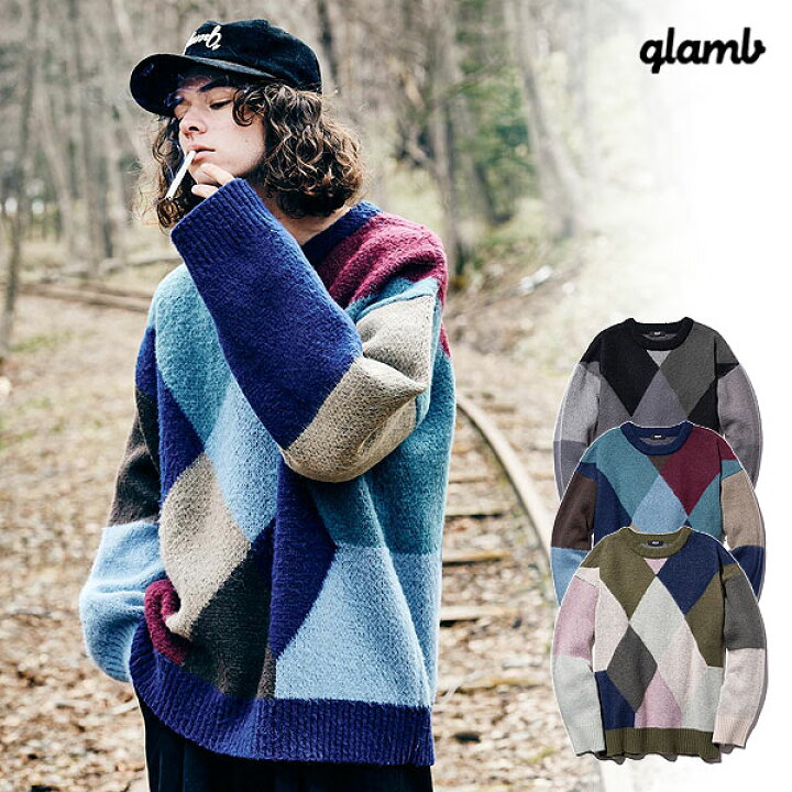 楽天市場】40％OFF SALE セール glamb グラム Jester Pullover Knit 
