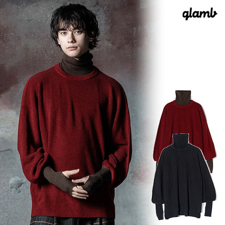 楽天市場】glamb グラム Turtle Neck Creed Knit タートルネック 