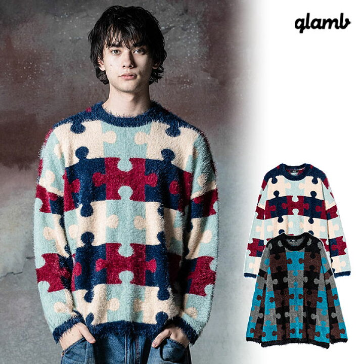 楽天市場】glamb グラム Puzzle Knit パズルニット ニット 送料無料 