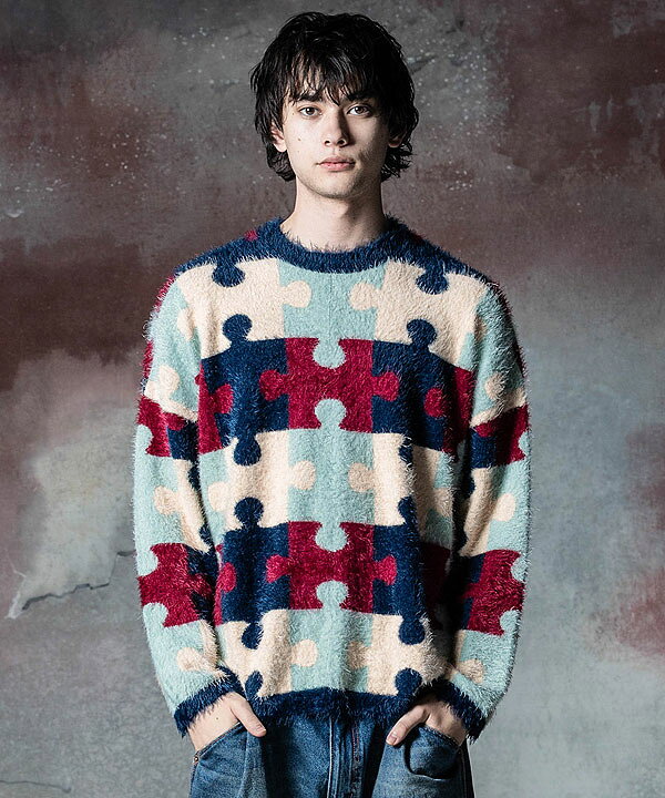 楽天市場】30％OFF SALE セール glamb グラム Puzzle Knit パズル 