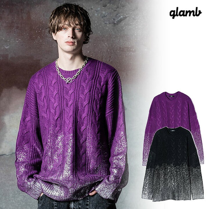 楽天市場】glamb グラム Platinum Cable Knit プラチナケーブルニット 