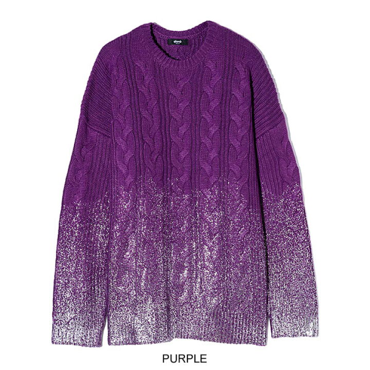 楽天市場】glamb グラム Platinum Cable Knit プラチナケーブルニット 