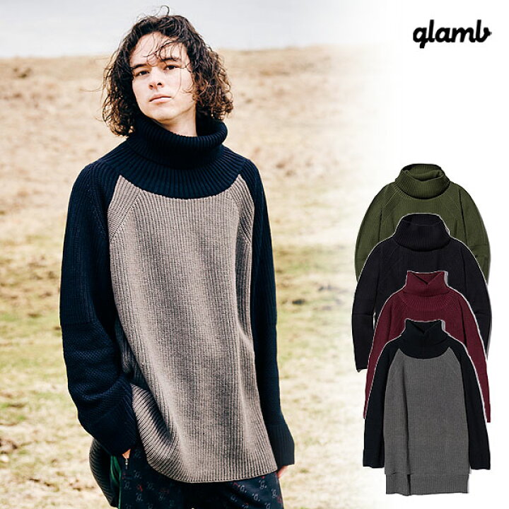 楽天市場】glamb グラム Sulman Turtle Neck Knit サルマン 