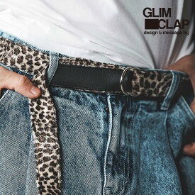 2024 春夏 3rd 先行予約 4月下旬〜5月上旬入荷予定 GLIMCLAP グリムクラップ Reversible belt メンズ ベルト 送料無料 キャンセル不可