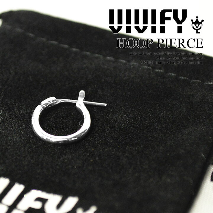 楽天市場 Vivify ビビファイ Hoop Pierce Vivify ビビファイ メンズ アクセサリー ピアス シルバー ストリート アクセ シルバーアクセサリー シルバーアクセ フープ フープ ピアス 片耳 男性用ピアス 輪っか シンプル リングピアス ａｒｔｉｆ
