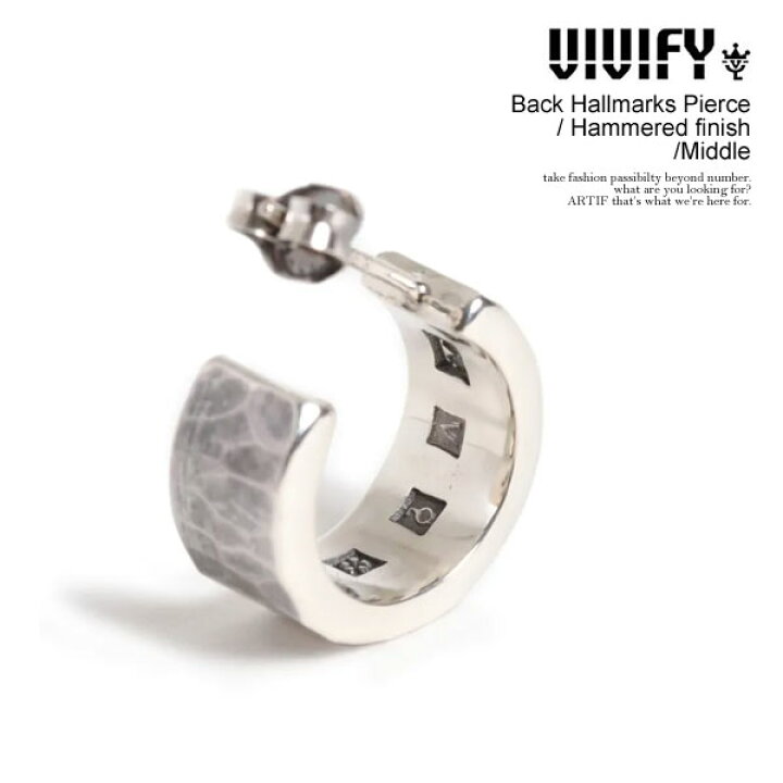 楽天市場】VIVIFY ビビファイ Back Hallmarks Pierce / Hammered 