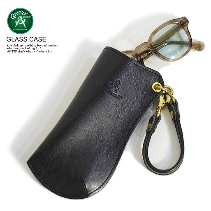楽天市場】GROOVER LEATHER グルーバーレザー GLASS CASE メンズ  