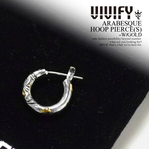VIVIFY rrt@C ARASBESQUE HOOP PIERCE(S) -W/GOLD Y ANZT[ sAX t[vsAX Vo[ nhCh   Vv [։