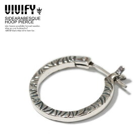 VIVIFY ビビファイ SIDEARABESQUE HOOP PIERCE メンズ アクセサリー ピアス シルバー ハンドメイド 送料無料 ストリート vivify