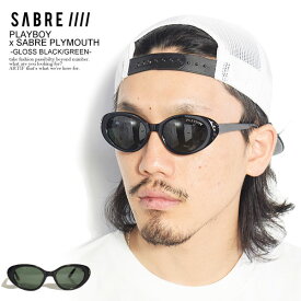 50％OFF SALE セール SABRE セイバー PLAYBOY x SABRE PLYMOUTH -GLOSS BLACK/GREEN- メンズ サングラス PLAYBOY コラボ 送料無料