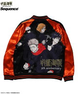 呪術廻戦×SEQUENZ シークエンズ JJ SHIBUYA INCIDENT SUKAJAN メンズ ジャケット スカジャン 呪術廻戦 …