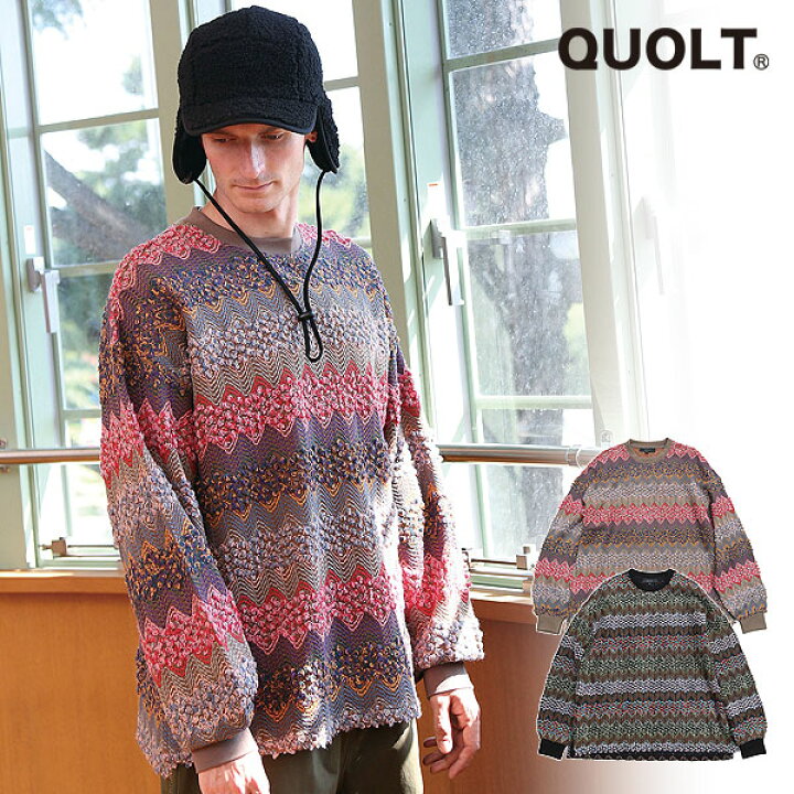 楽天市場】50％OFF SALE セール QUOLT クオルト FABRE KNIT メンズ 