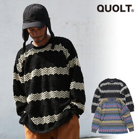 30%OFF SALE セール QUOLT クオルト BJORK KNIT メンズ ニット 送料無料 ストリート