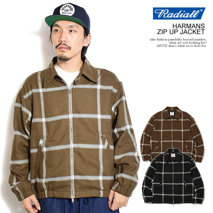 楽天市場】RADIALL ラディアル HARMANS - ZIP UP JACKET radiall 
