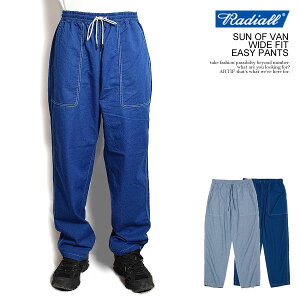 30��OFF SALE �Z�[�� RADIALL ���f�B�A�� SUN OF VAN - WIDE FIT EASY PANTS radiall �����Y �p���c �x�C�J�[�p���c �f�j�� �q�b�R���[ �������� �X�g���[�g