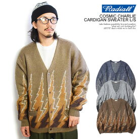 40％OFF SALE セール RADIALL ラディアル COSMIC CHARLIE - CARDIGAN SWEATER L/S radiall メンズ カーディガン モヘア 送料無料 ストリート